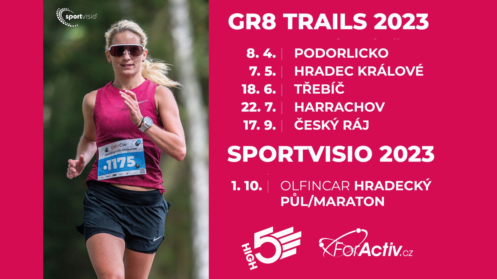 Vytrvalostní výživa High5 na závodech Sportvisio 2023